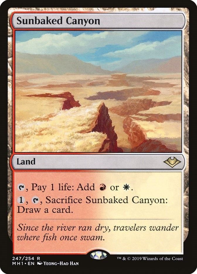 Image for Sunbaked Canyon (247) - Magic: The Gathering