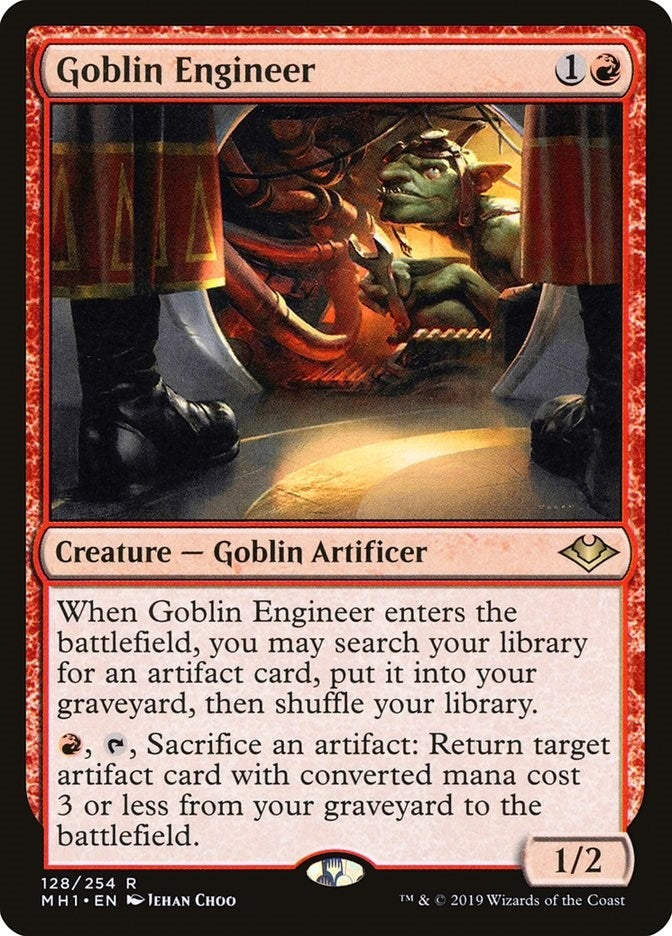 Image for Goblin Engineer (128) - Magic: The Gathering