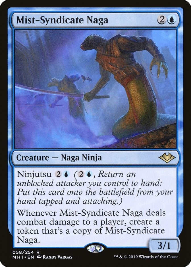 Image for Mist-Syndicate Naga (58) - Magic: The Gathering