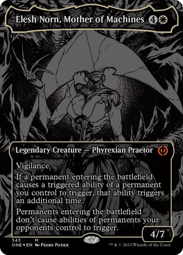 Image for Elesh Norn, Mother of Machines (Oil Slick Raised Foil) (345) - Magic: The Gathering