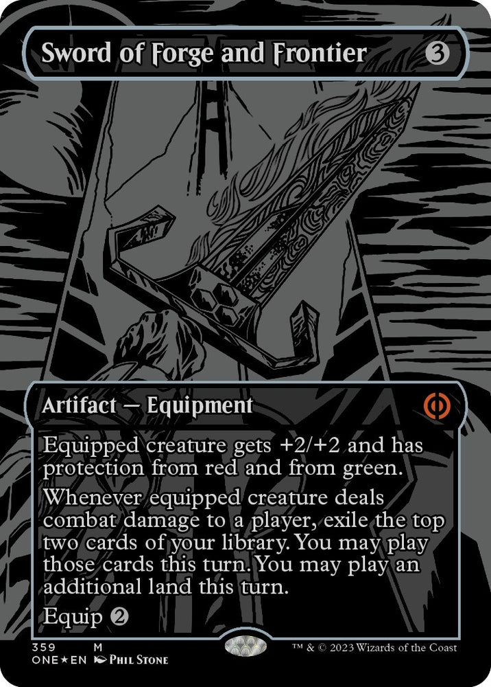 Image for Sword of Forge and Frontier (Oil Slick Raised Foil) (359) - Magic: The Gathering