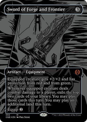 Image for Sword of Forge and Frontier (Oil Slick Raised Foil) (359) - Magic: The Gathering