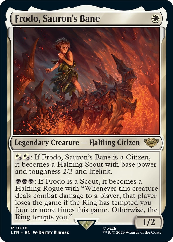 Image for Frodo, Sauron's Bane (18) - Magic: The Gathering