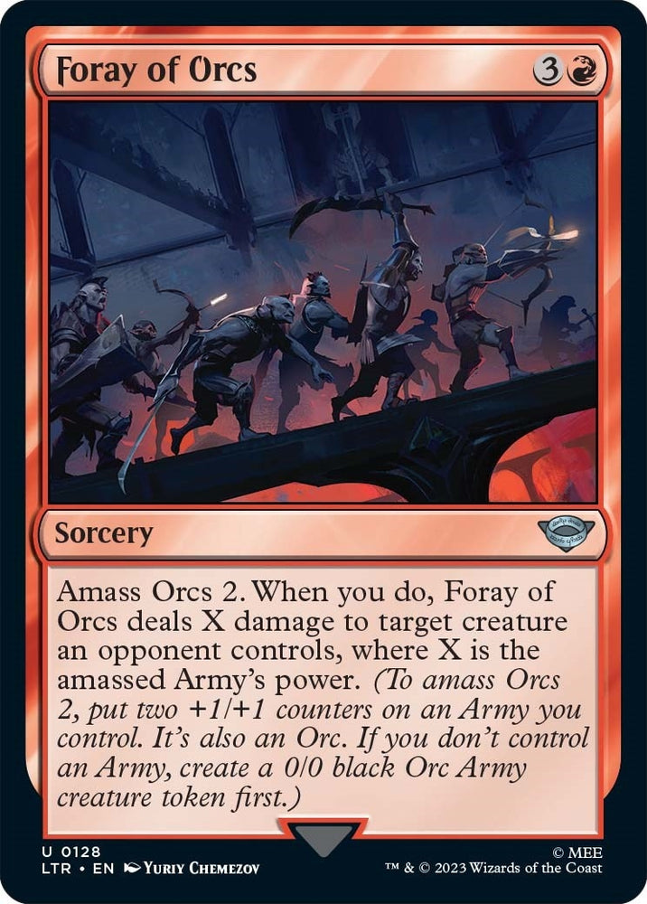 Image for Foray of Orcs (128) - Magic: The Gathering