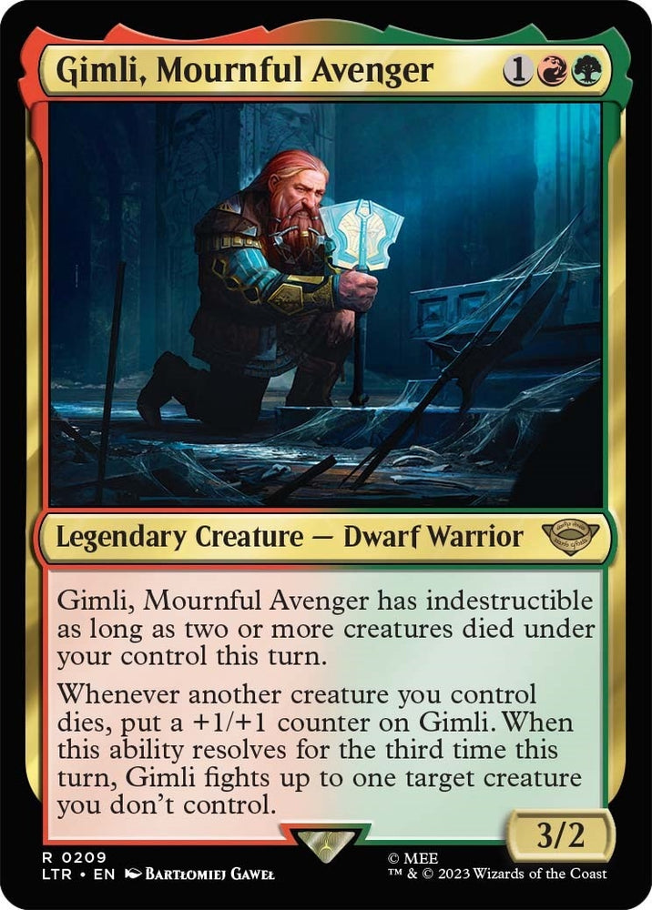 Image for Gimli, Mournful Avenger (209) - Magic: The Gathering