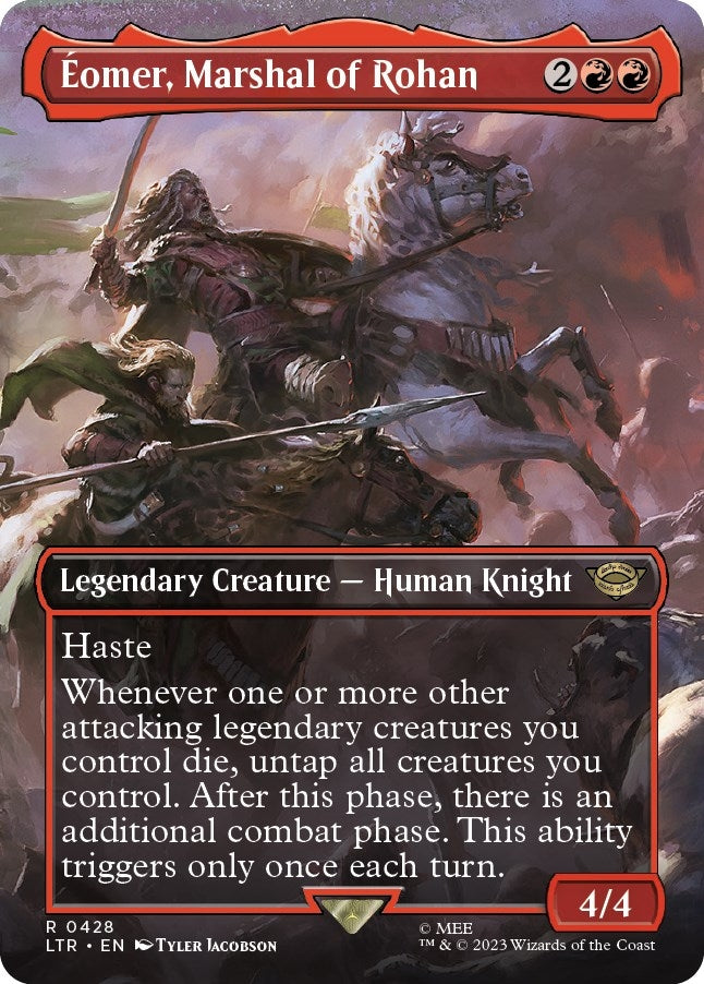 Image for Eomer, Marshal of Rohan (Borderless) (428) - Magic: The Gathering