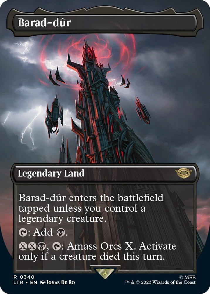 Image for Barad-dur (0340) (Borderless) (340) - Magic: The Gathering