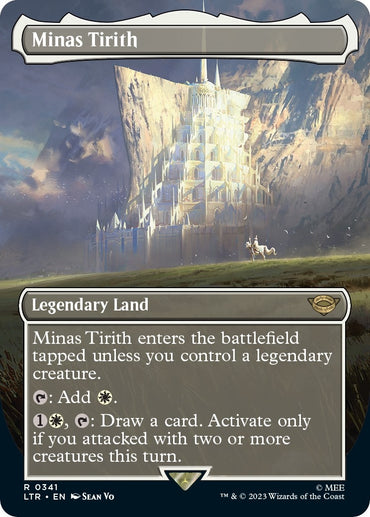 Image for Minas Tirith (0341) (Borderless) (341) - Magic: The Gathering