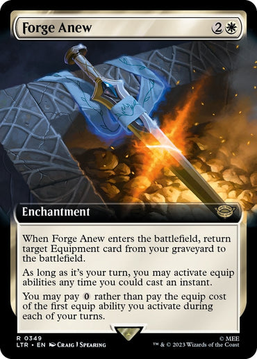 Image for Forge Anew (Extended Art) (349) - Magic: The Gathering