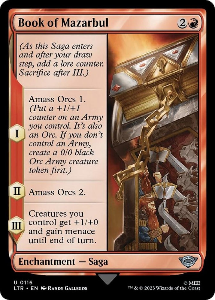 Image for Book of Mazarbul (116) - Magic: The Gathering