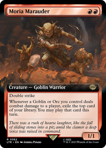 Image for Moria Marauder (Extended Art) (362) - Magic: The Gathering