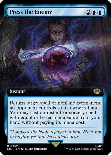 Image for Press the Enemy (Extended Art) (352) - Magic: The Gathering