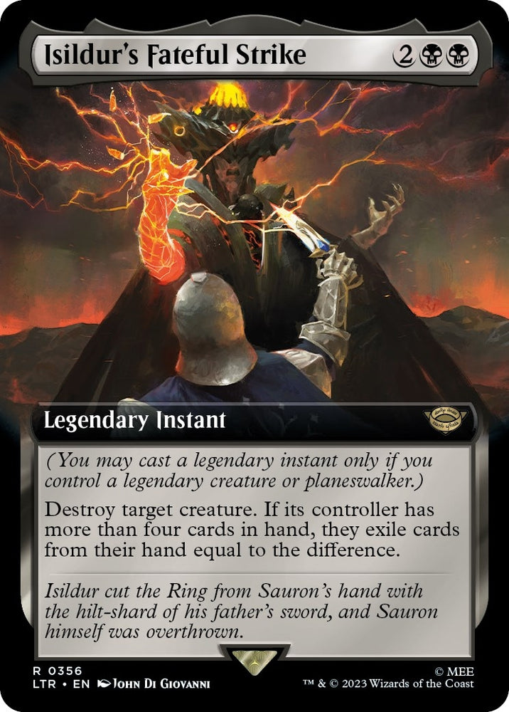 Image for Isildur's Fateful Strike (Extended Art) (356) - Magic: The Gathering
