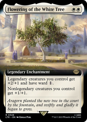 Image for Flowering of the White Tree (Extended Art) (348) - Magic: The Gathering