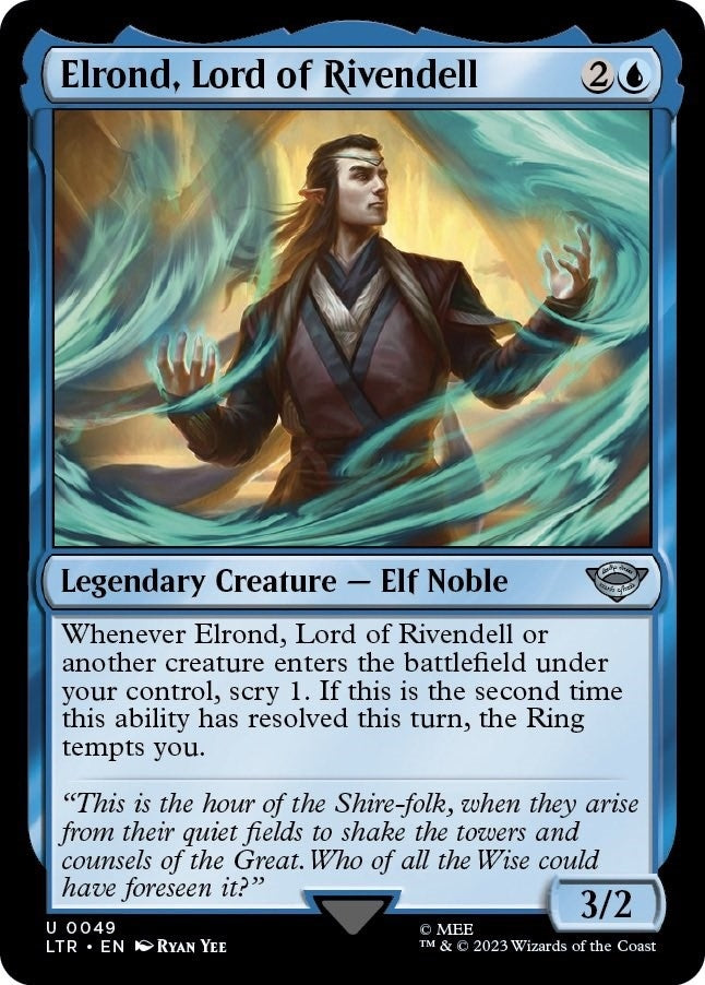 Image for Elrond, Lord of Rivendell (49) - Magic: The Gathering