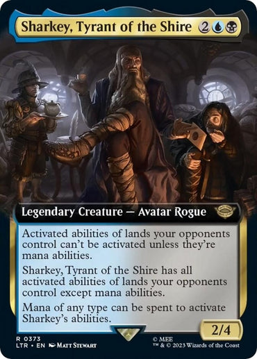 Image for Sharkey, Tyrant of the Shire (Extended Art) (373) - Magic: The Gathering