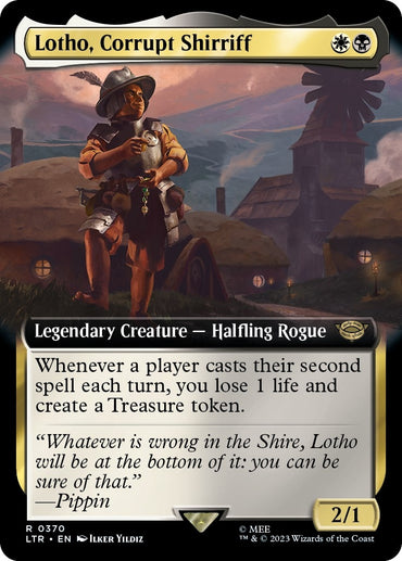 Image for Lotho, Corrupt Shirriff (Extended Art) (370) - Magic: The Gathering