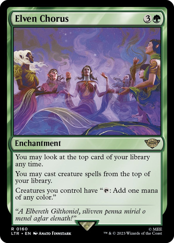Image for Elven Chorus (160) - Magic: The Gathering