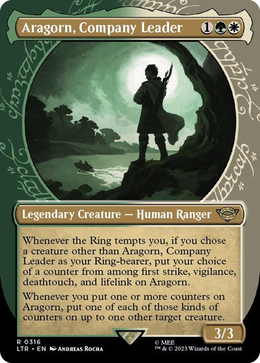 Image for Aragorn, Company Leader (Showcase) (316) - Magic: The Gathering