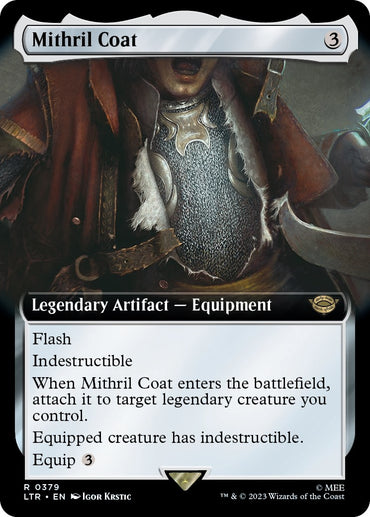 Image for Mithril Coat (Extended Art) (379) - Magic: The Gathering