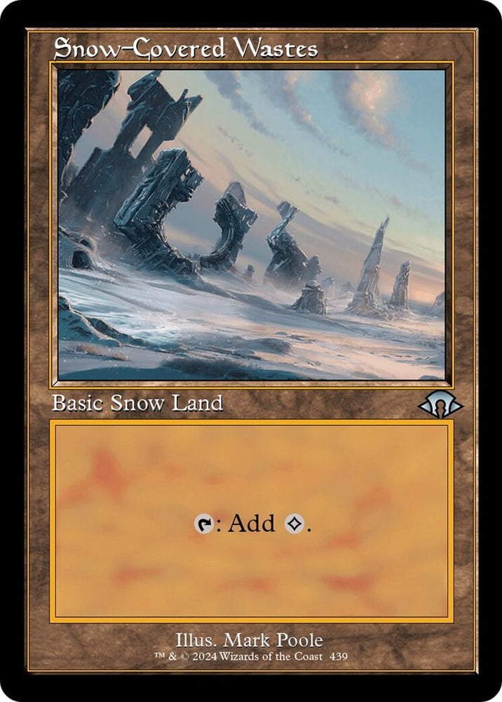 Image for Snow-Covered Wastes (Retro Frame) (439) - Magic: The Gathering