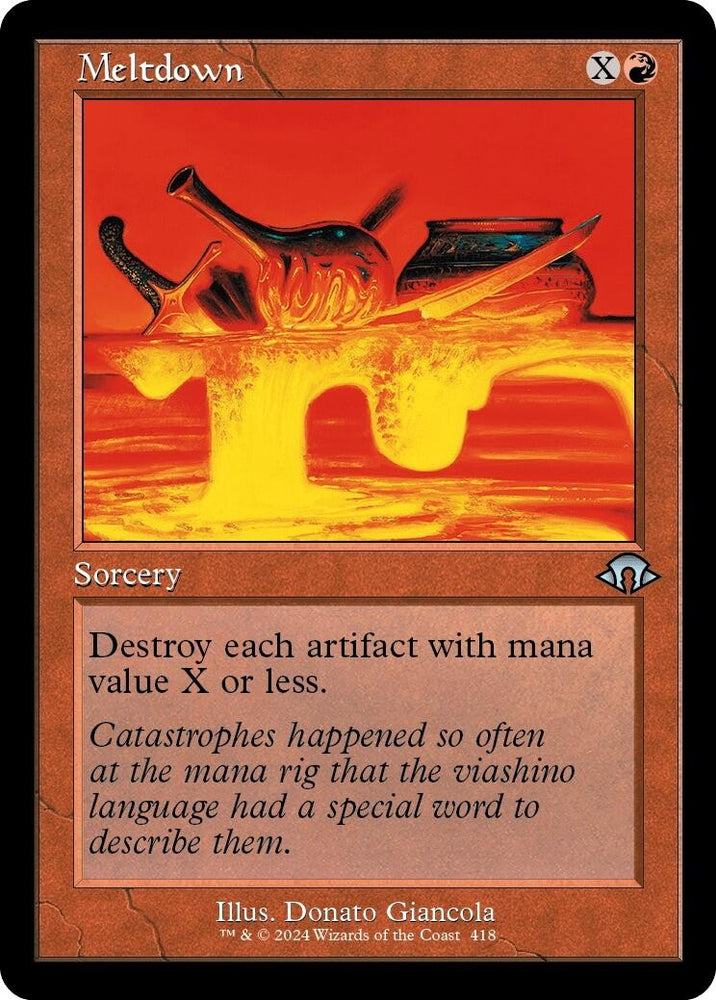 Image for Meltdown (Retro Frame) (418) - Magic: The Gathering