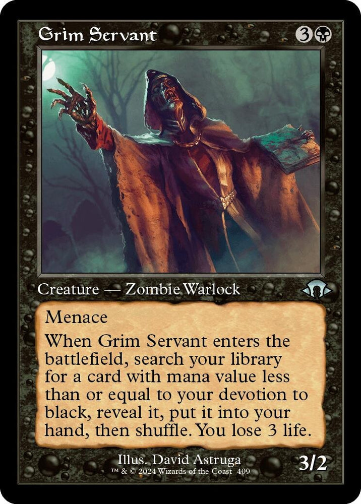 Image for Grim Servant (Retro Frame) (409) - Magic: The Gathering