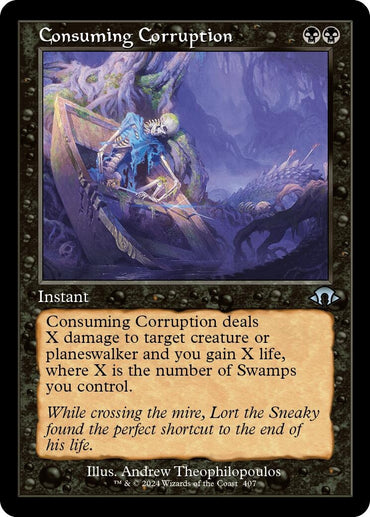 Image for Consuming Corruption (Retro Frame) (407) - Magic: The Gathering