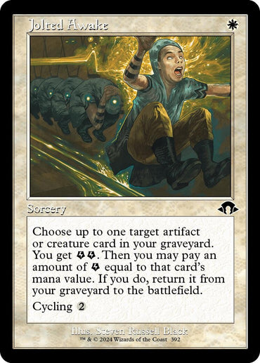 Image for Jolted Awake (Retro Frame) (392) - Magic: The Gathering