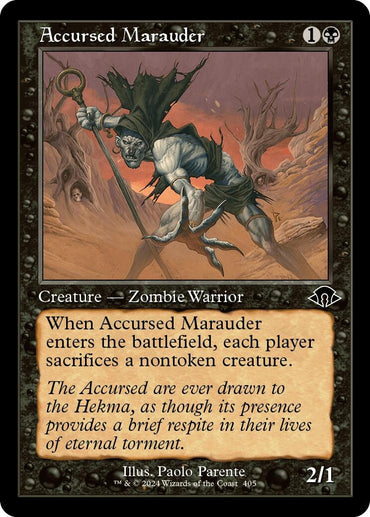 Image for Accursed Marauder (Retro Frame) (405) - Magic: The Gathering