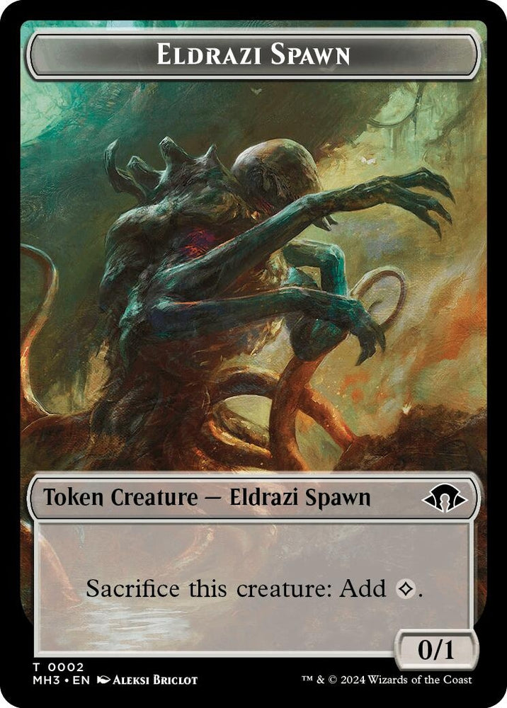 Image for Eldrazi Spawn // Spellgorger Weird Double-Sided Token (2 // 24) - Magic: The Gathering