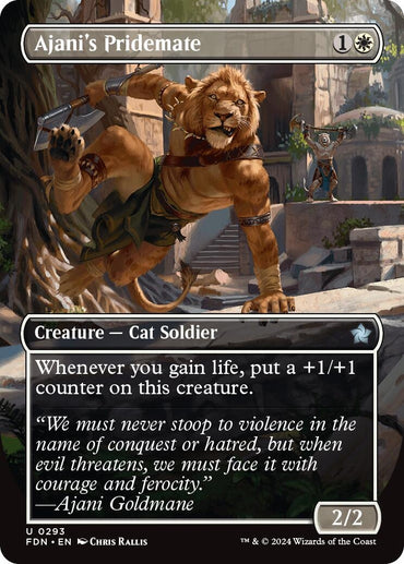 Image for Ajani's Pridemate (Borderless) (293) - Magic: The Gathering