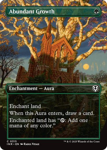 Image for Abundant Growth (Borderless) (315) - Magic: The Gathering