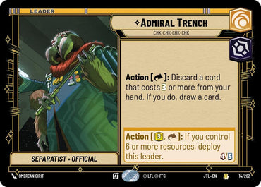 Image for Admiral Trench (014/262) - Star Wars: Unlimited