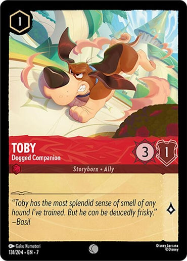 Image for Toby - Dogged Companion (131/204) - Disney Lorcana