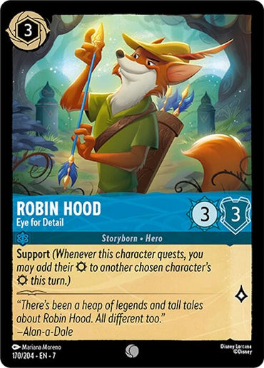 Image for Robin Hood - Eye for Detail (170/204) - Disney Lorcana