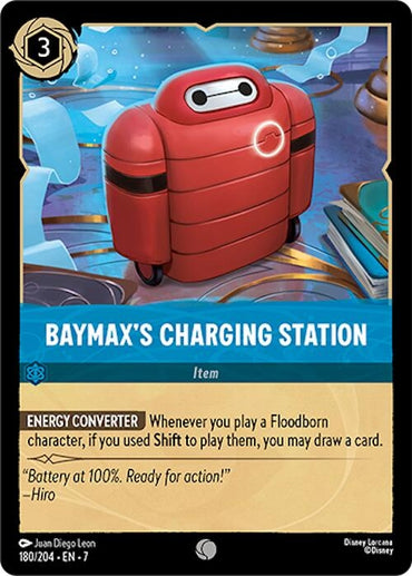 Image for Baymax's Charging Station (180/204) - Disney Lorcana