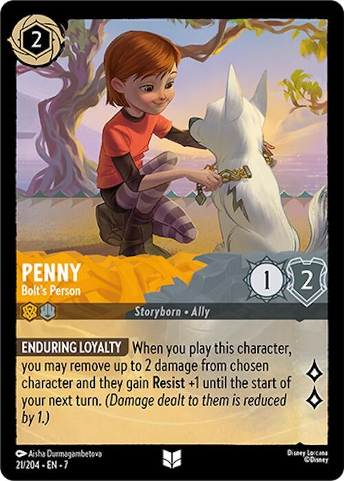 Image for Penny - Bolt's Person (21/204) - Disney Lorcana