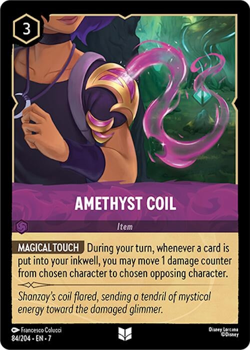 Image for Amethyst Coil (84/204) - Disney Lorcana