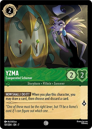Image for Yzma - Exasperated Schemer (101/204) - Disney Lorcana