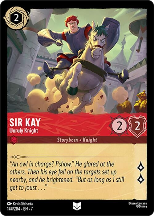 Image for Sir Kay - Unruly Knight (144/204) - Disney Lorcana