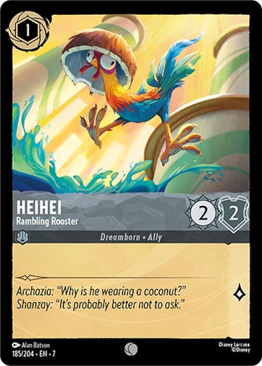 Image for Heihei - Rambling Rooster (185/204) - Disney Lorcana