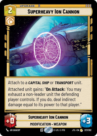 Image for Superheavy Ion Cannon (227/262) - Star Wars: Unlimited