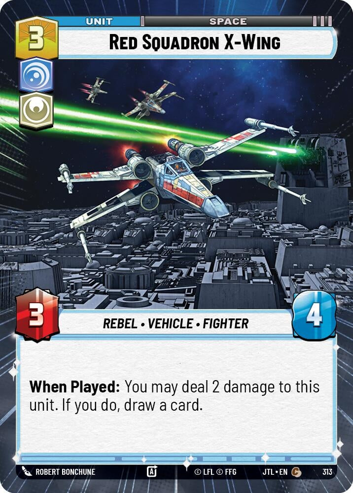 Image for Red Squadron X-Wing (Hyperspace) (313) - Star Wars: Unlimited