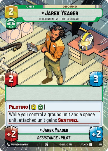 Image for Jarek Yeager (371) - Star Wars: Unlimited