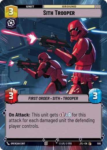 Image for Sith Trooper (Hyperspace) (500) - Star Wars: Unlimited