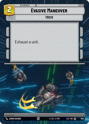 Image for Evasive Maneuver (Hyperspace) (524) - Star Wars: Unlimited