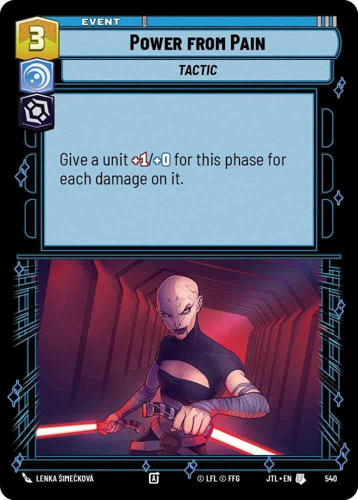 Image for Power from Pain (Foil) (540) - Star Wars: Unlimited