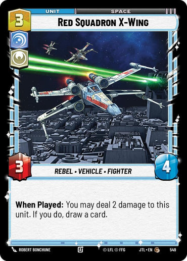 Image for Red Squadron X-Wing (Foil) (549) - Star Wars: Unlimited