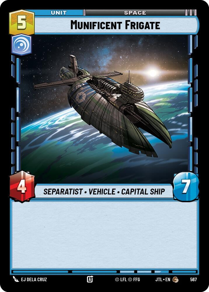 Image for Munificent Frigate (Foil) (567) - Star Wars: Unlimited